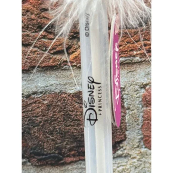 Disney Princess Snow White Ballpoint Pen With White Feather Topper - Picture 4 of 5